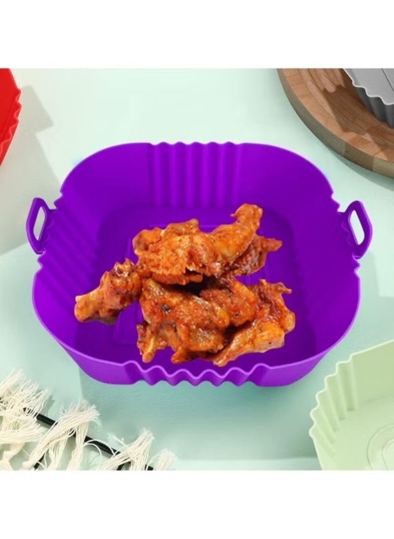 Generic - Silicone Liner for Air Fryer Cooking 20 cm Random Color - Image 1