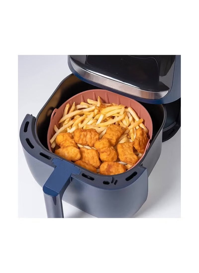 Generic - Silicone Liner for Air Fryer Cooking 20 cm Random Color - Image 1