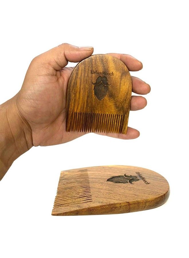 UrbanMooch 3 In 1 Powerful Beard Growth Oil For Men (30 Ml) And Pocket Beard Comb & Brush Combo Kit ; Grow And Style Your Beard ; Chemical Free Beard Care - Image 4