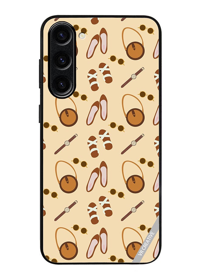 VR CREATIVE Protective Case Cover For Samsung Galaxy S23 Plus Outfit Vintage Vector Design Multicolour - Image 1