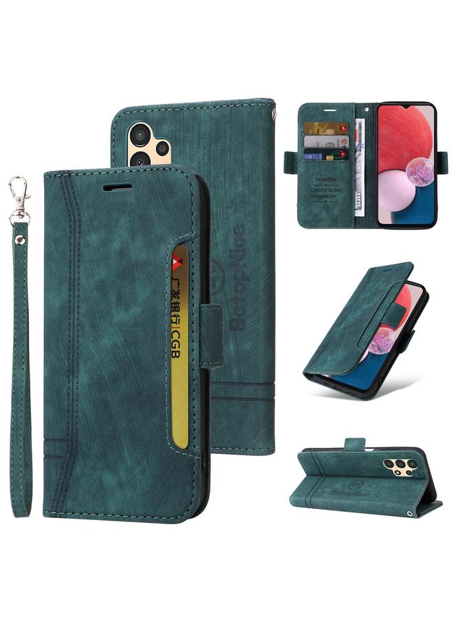 The Bros Case For Samsung Galaxy A13 4G Dual-side Buckle Leather Phone Case