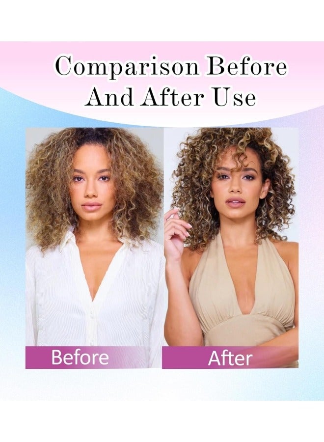 إسكدنيا فرشاة تصفيف الشعر كيرل ديفاين، فرشاة شعر مجعد، فرشاة فك تشابك الشعر الرطب والجاف، الأداة الأساسية لتشكيل وتصفيف تجعيد الشعر، والحصول على تجعيد محدد تمامًا (بيج) - Image 5