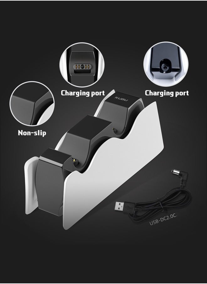 Kugu PS5 Charging Station, PS5 Controller Charger for Playstation 5 Dualsense Controller LED Indicator  - Image 3