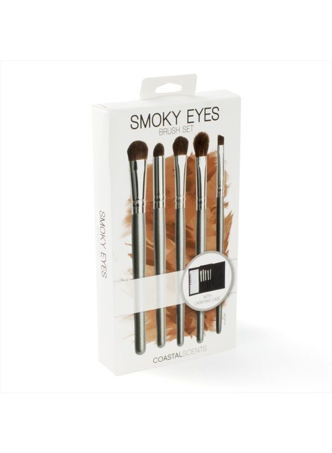 COASTAL SCENTS Smoky Eyes Brush Set, 0.17-Inch, 2.82-Ounce - Image 4