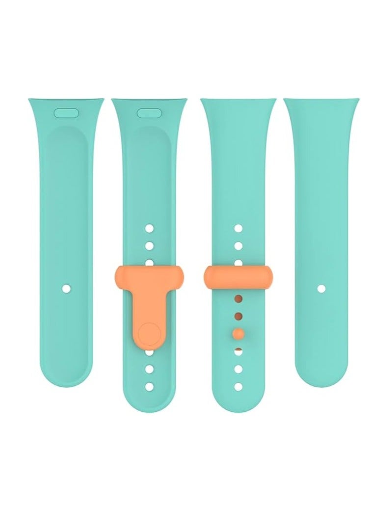 Watch Band Compatible with Xiaomi Redmi Watch 3 / Xiaomi Mi Watch Lite 3, Silicone Replacement Sport Wristband with Buckle - Image 2