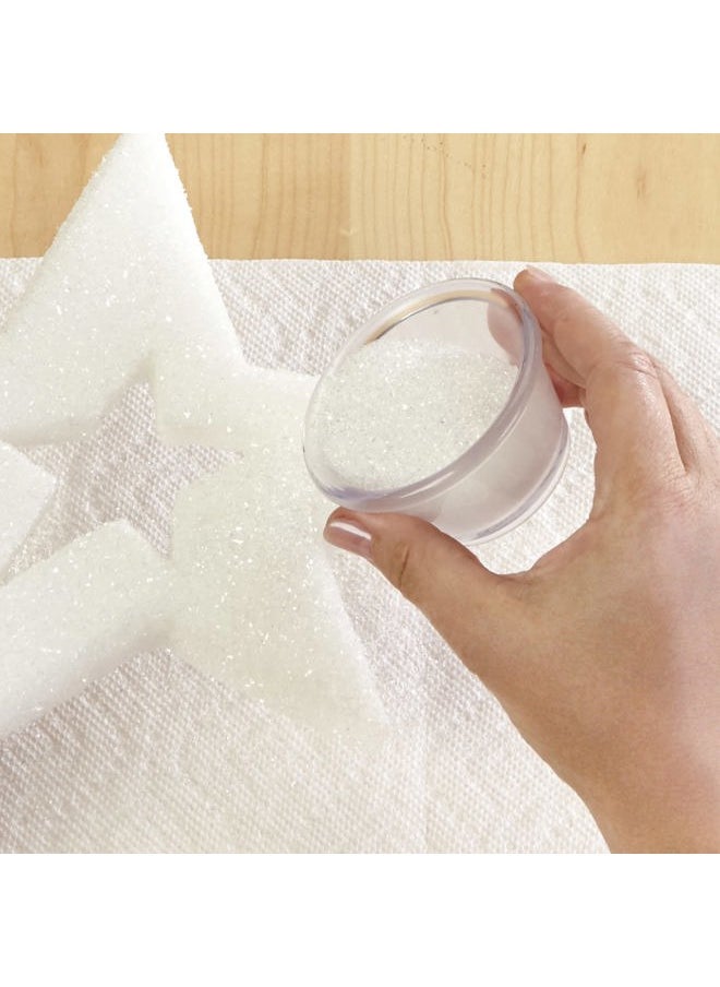 FloraCraft - Diamond Dust Glitter 6 Ounce Clear Glass - Image 1