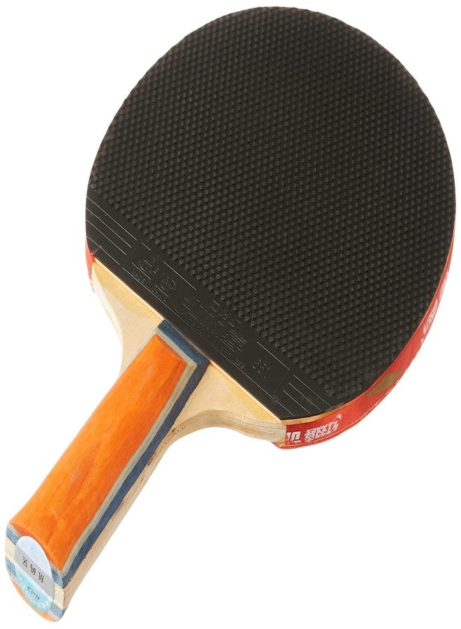 دي إتش أس مضرب تنس الطاولة A1003 DHS مع كرة تنس الطاولة DHS 40 مم نجمتين برتقالي (علبة من 40 قطعة) - Image 4