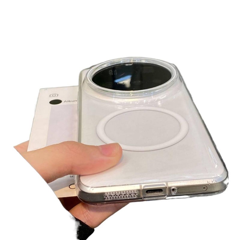 BB غطاء MagSafe، مقاوم للصدمات لـ Xiaomi 15 Pro، أزرق PC، حماية من السقوط مغناطيسي باللون الأزرق - Image 4