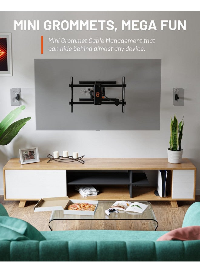 ECHOGEAR TV Cord Hider - 2.5" Mini in Wall Cable Management Kit Cord Concealer for Wall Mounted TVs - Easy 3-Step Install w/Locking Winged Grommets for Secure Fit - White - Image 2