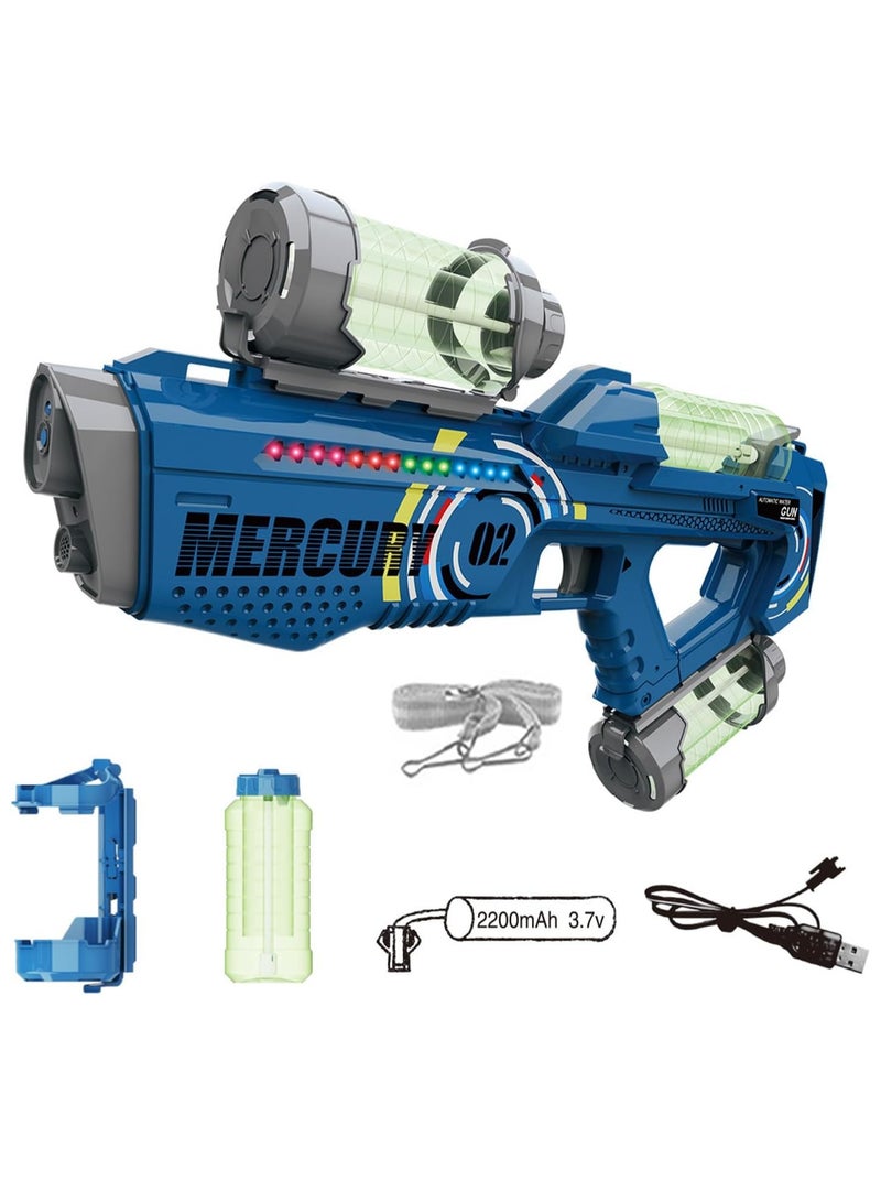 Electric Water Gun for Kids High Pressure Water Gun Electric Powerful Squirt Guns Automatic Large Capacity Water Blasters for Kids & Adults Summer Pool Beach Party (D) - Image 1