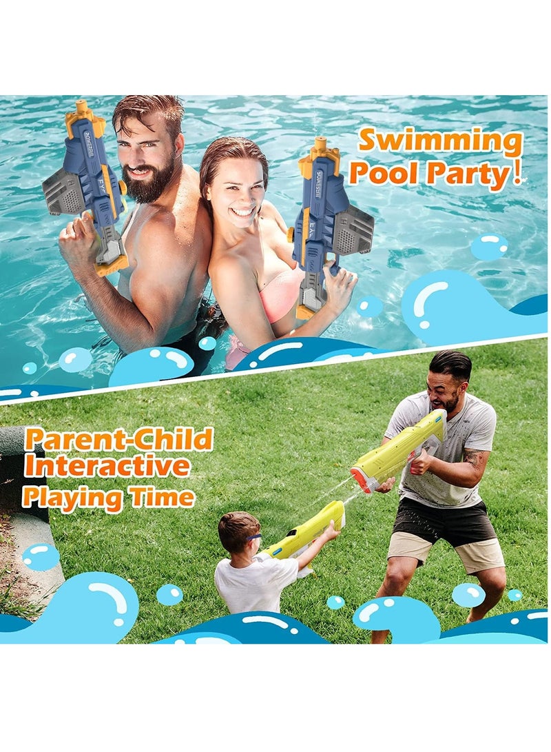 Electric Water Gun for Kids High Pressure Water Gun Electric Powerful Squirt Guns Automatic Large Capacity Water Blasters for Kids & Adults Summer Pool Beach Party (D) - Image 5