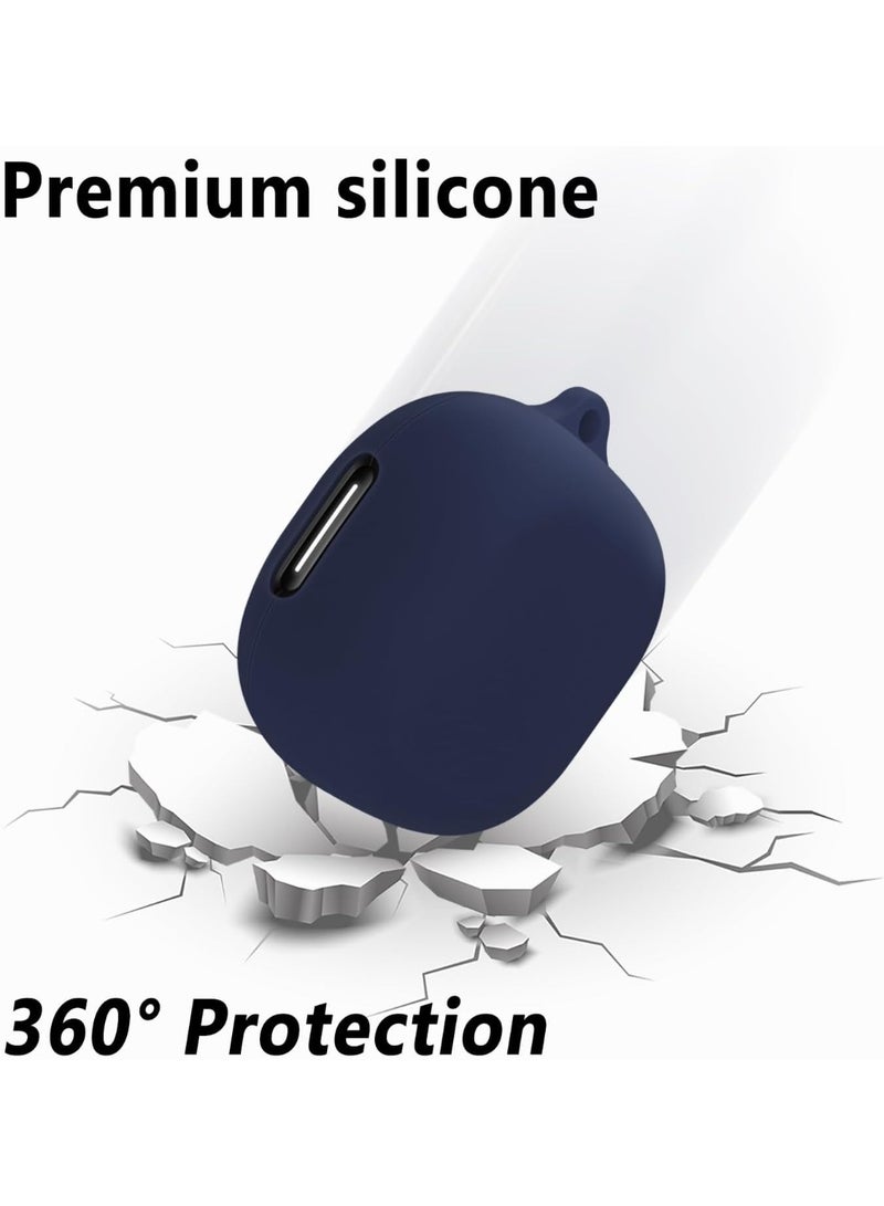 Silicone Case for Anker Soundcore P40i, Soft Protective Silicone Cover with Carabiner, Shockproof Anti-Scratch Case Sleeve Compatible with Anker Soundcore P40i Wireless Earbuds – - Image 4