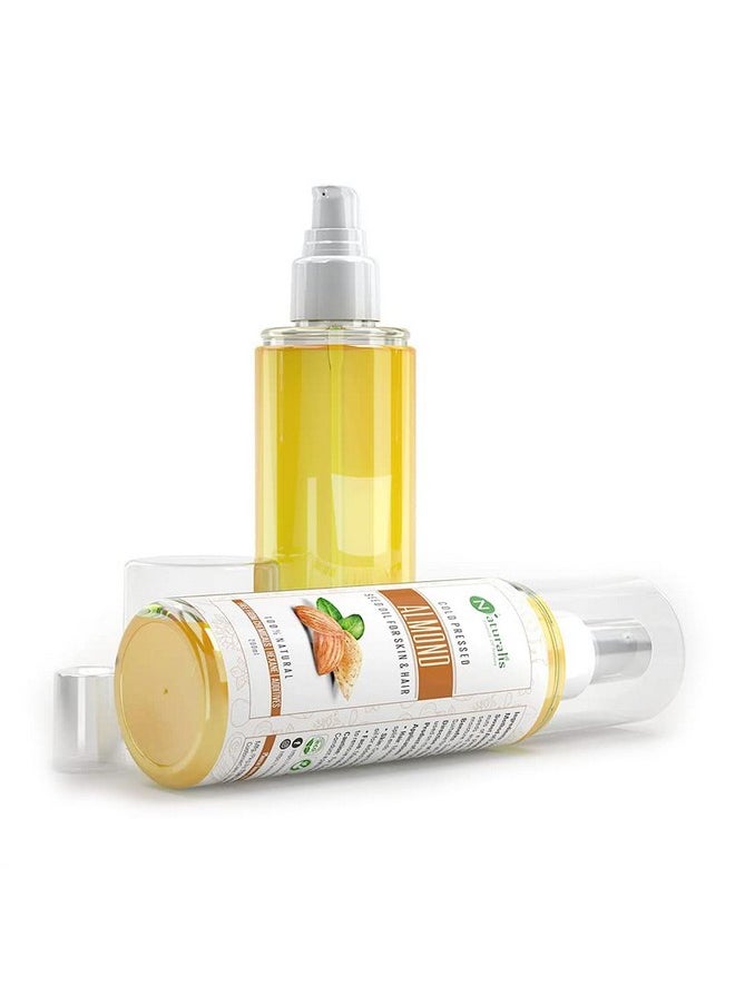 Naturalis Essence Of Nature Cold Pressed Carrier Oil For Skin Lightening, Pigmentation, Stretch Marks, Acne Scars, Wrinkles, Aging, 200 Ml (Almond)  - Image 3