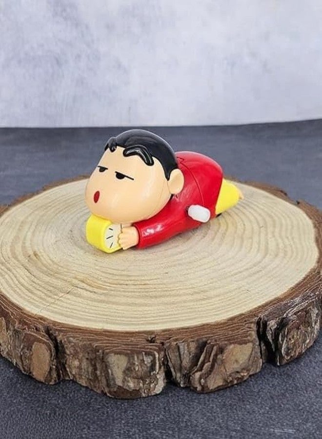 HVB Store HVB Shinchan Toy for Kids, Crawling Shinchan Action Figure Movable Toy for Babies, Key Operated Wind Up Toys for Kids - Image 5