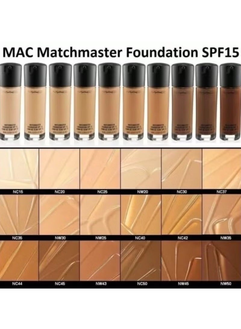 شركة ماك كريم أساس ماك ماتش ماستر بعامل حماية من الشمس 15 NC20 - 35 مل - Image 4