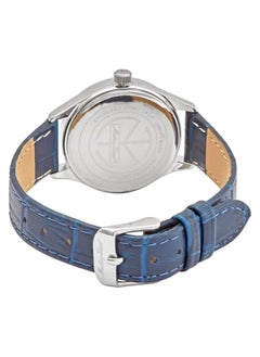 Mathey-Tissot Urban Leather Quartz Blue Dial Ladies Watch - D411ABU  - Image 3