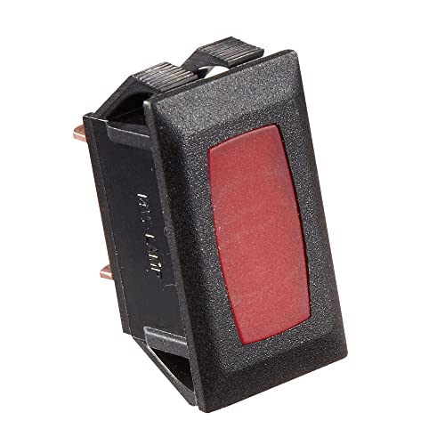 RV Designer S361 Indicator Light Red Light Black Base DC Electrical - Image 1