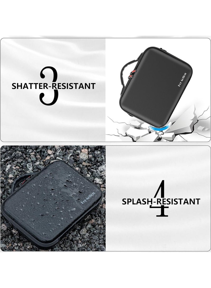 general Suitable for DJI Osmo Action 4 / Action 3 Adventure Combo Camera Suitcase.PU Leather Travel and Storage Bag, Compatible with DJI Osmo Action 4 / Action 3 Adventure Combo Accessories - Image 5
