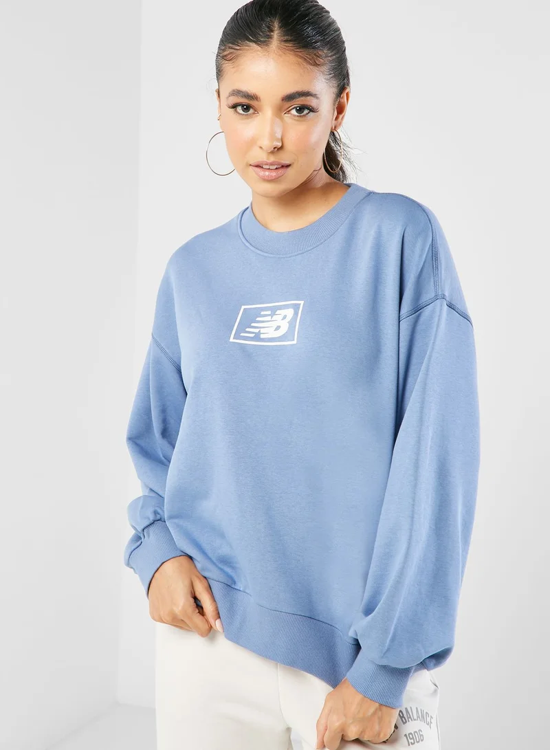 New Balance Essentials Graphic Terry Sweatshirt