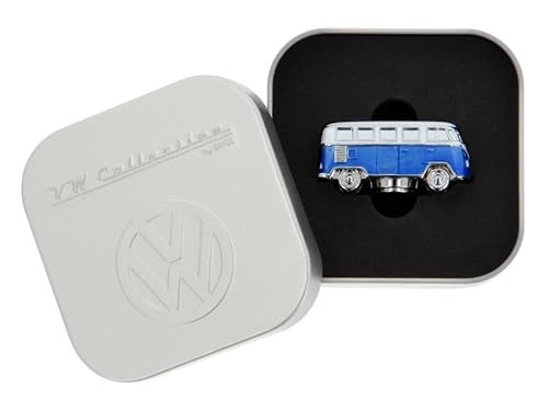 BRISA VW Collection - Volkswagen Refrigerator Office Pinboard Magnet T1 Bus 3D Mini Model (Classic Bus/Blue) - Image 3