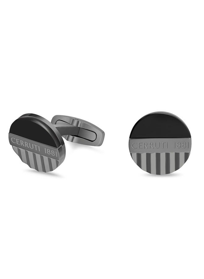 CERRUTI 1881 Leandro Grey Cufflinks  - Image 2