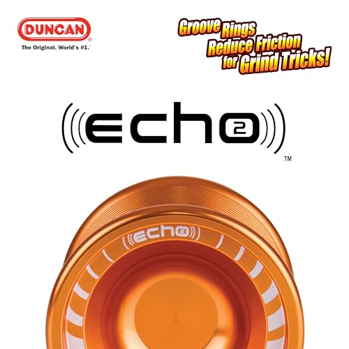 Duncan Toys Echo 2 YoYo Black Unresponsive Pro Level YoYo Concave Bearing - Image 5