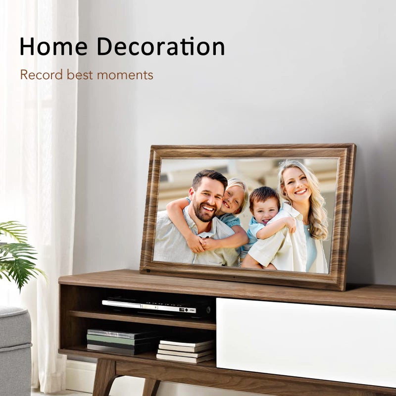 Canupdog 16 Inch Large Digital Picture Frame, Canupdog Digital Photo Frame with 32GB Storage Wall Mountable, Auto-Rotate, Motion Sensor Share Photo Video via App - Image 2