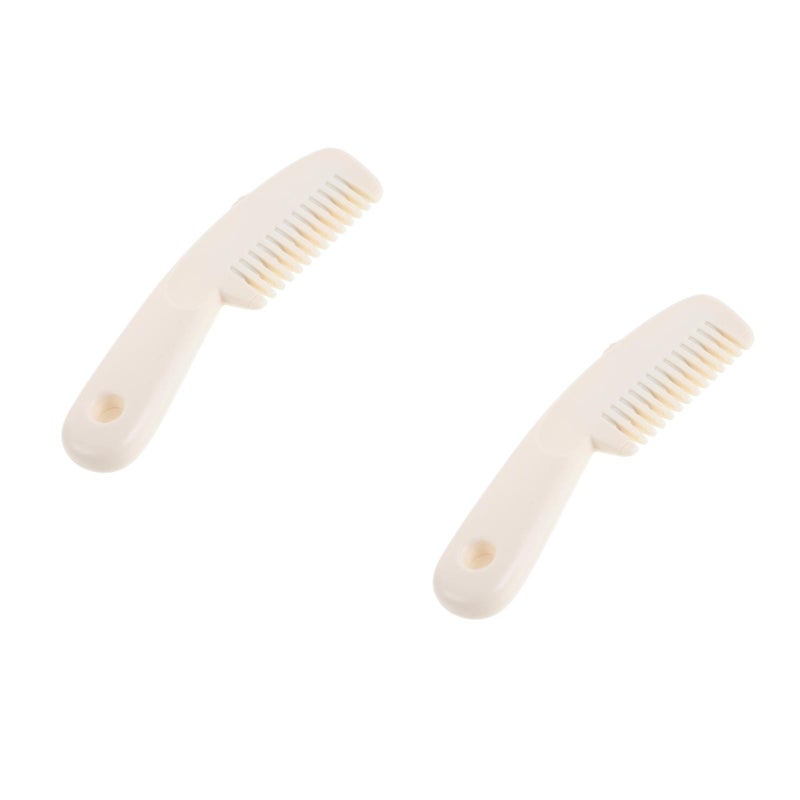 2pcs : Bangs Thinning Cutting 2-In-1 Styling Brush With Precision Tool For Men Women Kids Salon - Image 1