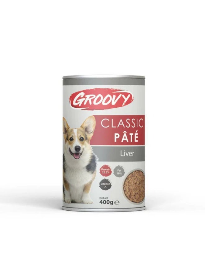 GROOVY DOG CLASSIC PATE400G LIVER