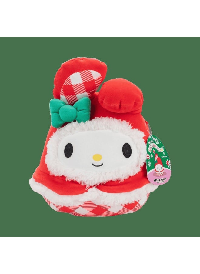 TAKARA TOMY - Squishmallows Hello Kitty And Friends Christmas My Melody 8" Plush - Image 1
