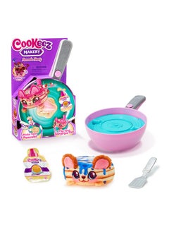 Cookeez Makery Cookeez Makery Pancake Treatz. Mix & Flip a Plush Best Friend! Place Your Pancake Mix on The Pan and Be Amazed When A Scented, Interactive Plush Friend Flips Out! Styles May Vary  - Image 1