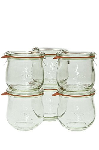 Weck 746 1/5 Liter Tulip Jar, 12.5 Oz - Set of 6 - Image 1