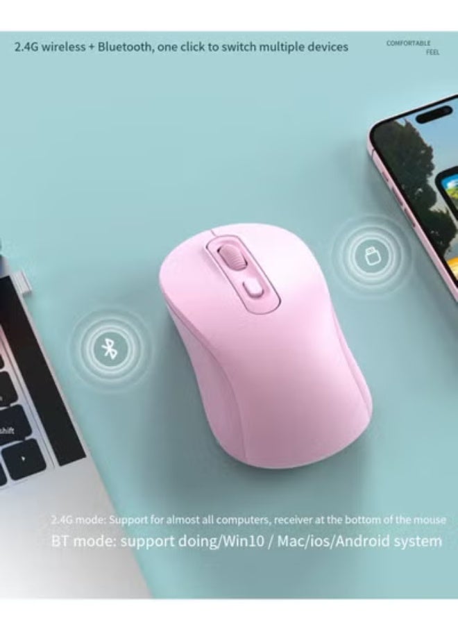 DeHuCg Wireless mouse, rechargeable Bluetooth mouse, (2.4G Bluetooth) - Image 3