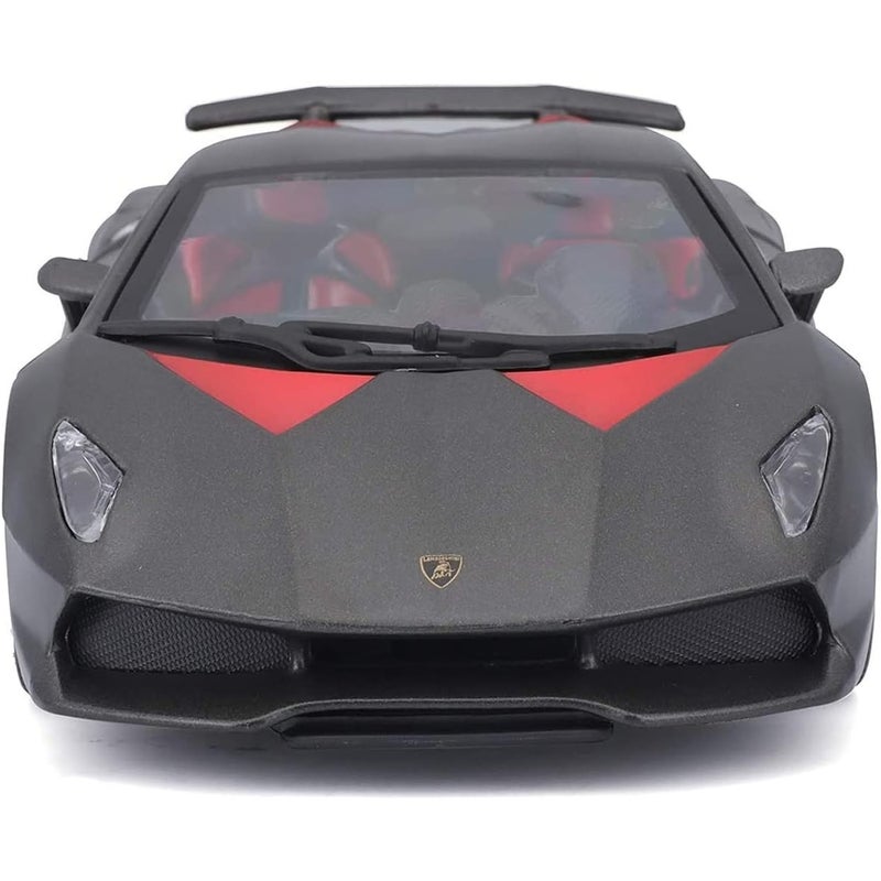 بوراجو سيارة لامبورجيني سيستو ايليمينتو 1/24 - رصاصي - 18-21061 - Image 3