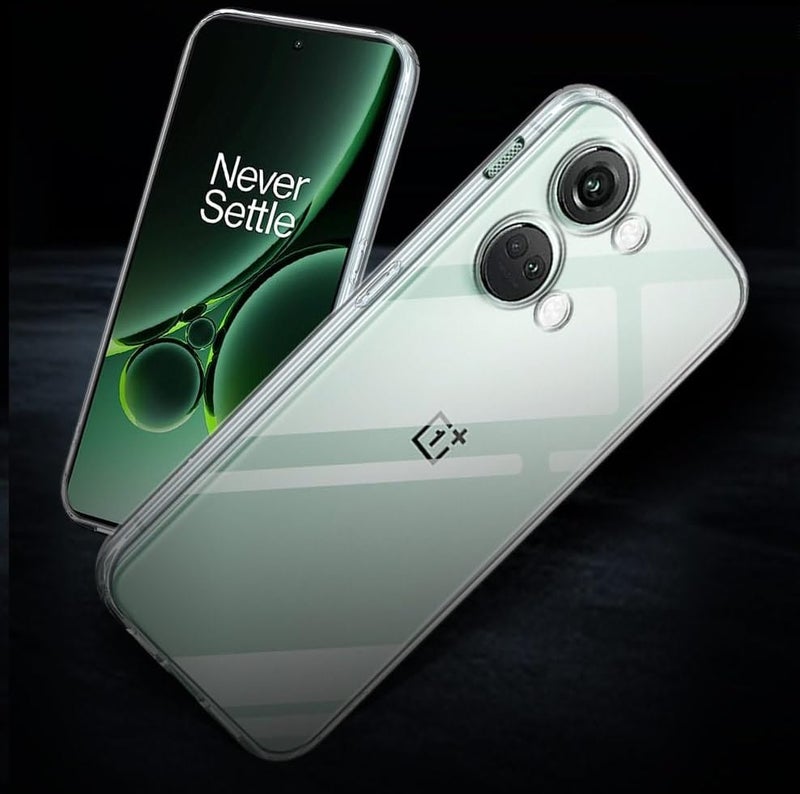 Nishtech for OnePlus Nord 3 5G (2024) Premium Transparent Hybrid Soft Slim Dust Proof Back Case Cover with Camera Protection - Image 4