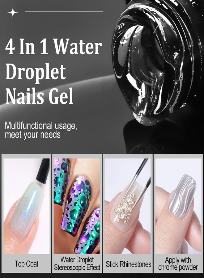 Major Dijit Nail Dehydrator and Nail Primer with Water Droplet Clear Blooming Gel Set,Natural Nail Prep Dehydrate and Acid-Free Primer for Gel Nail Polish - Image 4