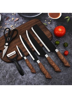 Kitchen Knife Set, 6-Piece Kitchen Sharp Knife Set, Non-Stick Anti-Slip Stainless Steel Chef Knife Set for Home Use - pzsku/Z788EF86DB4778A7687B0Z/45/_/1699944337/ef0644fd-d9b5-4568-a6d4-26c29bdfec44