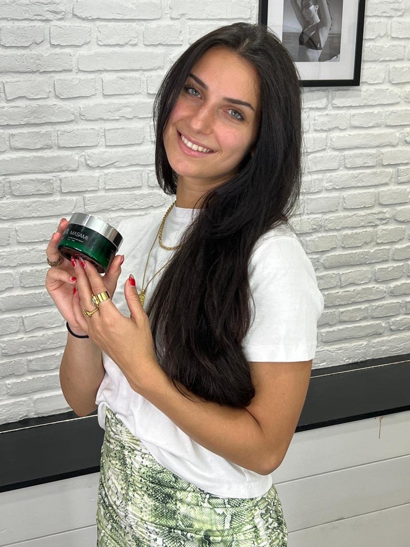 MASAMI Mekabu Hydrating Styling Cream | Curl Cream for Curly Hair | Sulfate/Paraben/Phthalate Free | Vegan & Cruelty Free | Salon Qualty | All Hair Types & Textures | Curl Defining - Image 4