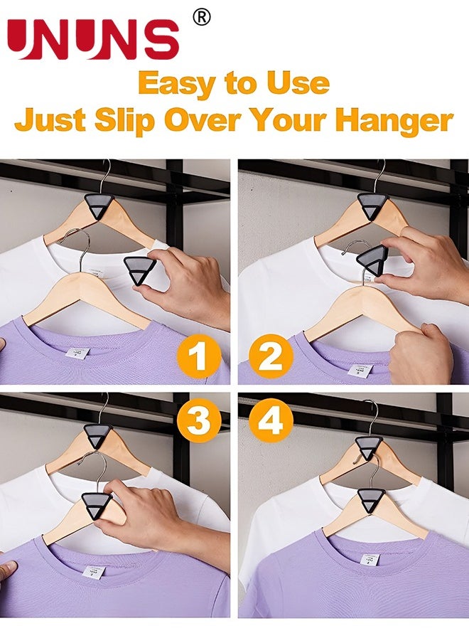 UNUNS - Space-Saving Clothes Hanger Hooks,25PCS Heavy Duty Cascading Clothes Hanger Hooks,Hangers To Create Up To 5X More Closet Space For Clothes - Image 1