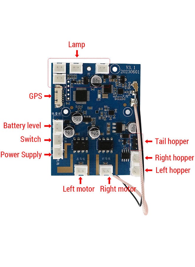 16 Point GPS Fishing Boat Main Board for R18 CTV18 V18 C118  Replacement Accessories Parts - pzsku/Z788F307FD7C22E85D7C9Z/45/_/1700202194/3ad915af-8686-4fff-9665-637fabe7e630