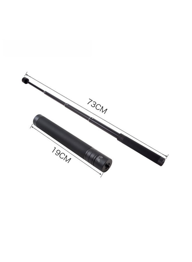 Loquat Gopro Selfie Stick Tripod Stabilizer Extension Rod Mini Universal Extension Rod Flycos Digital Computer Mobile Selfie Stick-Color:Black  - Image 2