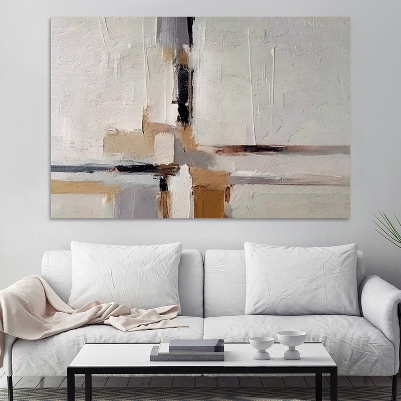 Marktna Canvas painting with a fine art design and a hollow frame, measuring (60×40), one piece - Image 2