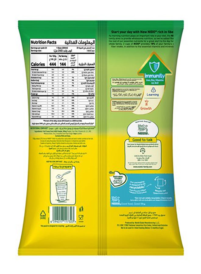 Nido Fortified Powder Milk Rich in Fiber Pouch 750g  - Image 2