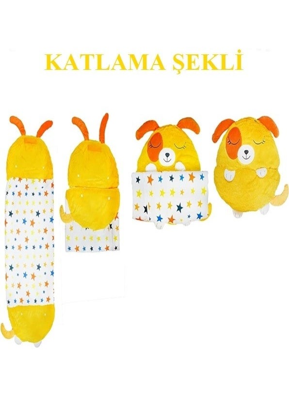 Gaman - 160X60CM Summer Sleeping Bag - Children's Sleeping Bag - Play Bag with 2in1 Pillow Feature - Image 1