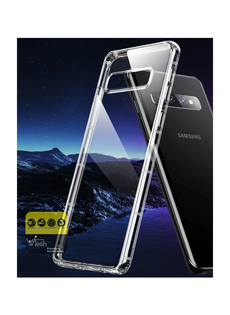 CHAPPELINE - Airbag Case Series Premium Transparent Airbag Shockproof Anti-Yellowing Case Cover For Samsung Galaxy S10+ / S10 Plus 4G Clear - Image 1