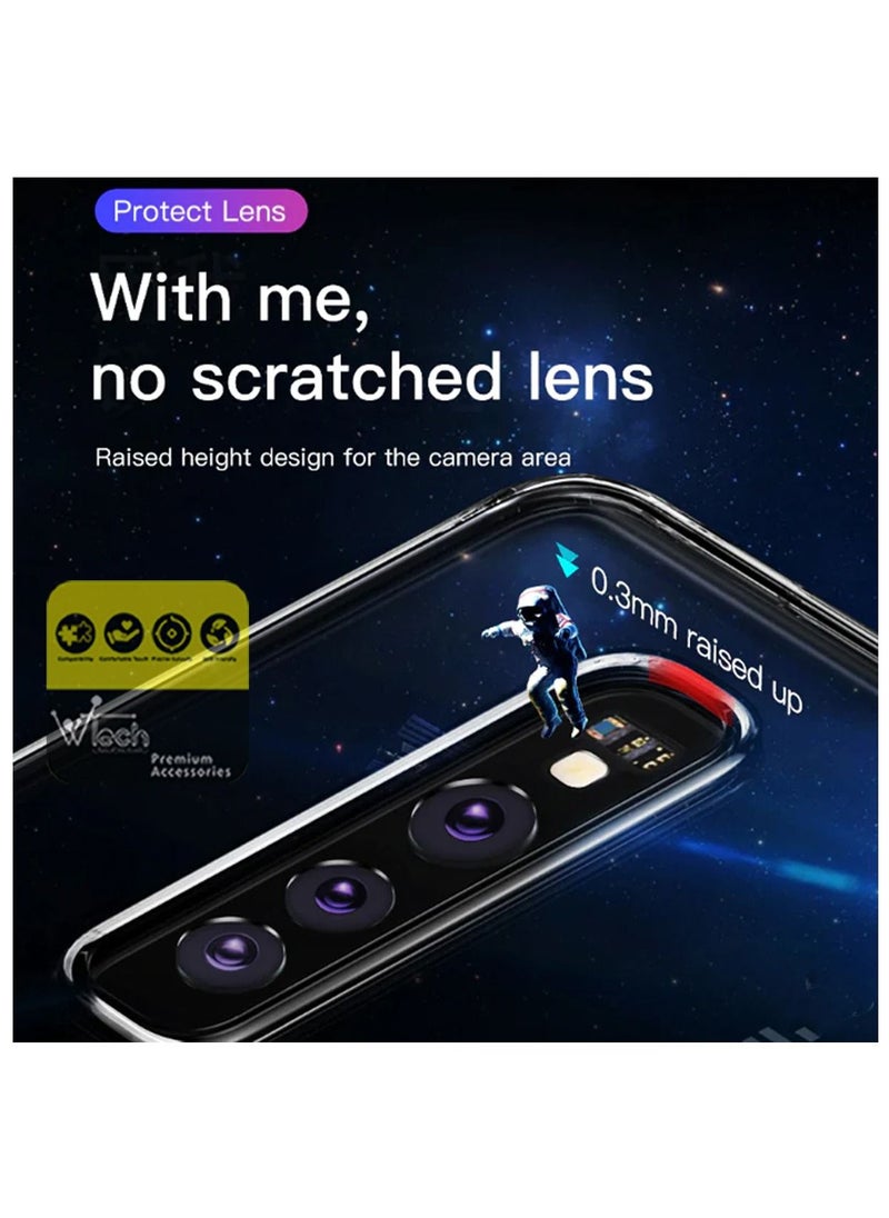 CHAPPELINE - Airbag Case Series Premium Transparent Airbag Shockproof Anti-Yellowing Case Cover For Samsung Galaxy S10+ / S10 Plus 4G Clear - Image 1