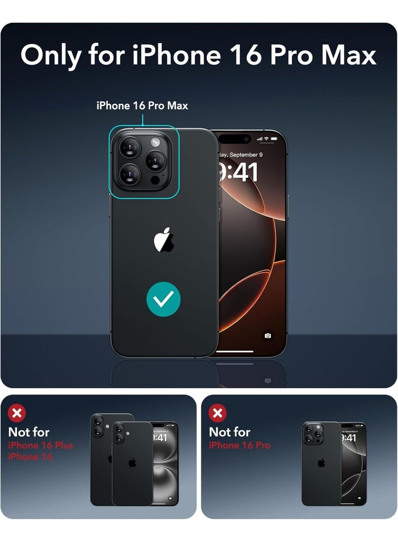 شيزي غطاء حماية كامل الجسم من السيليكون السائل لهاتف iPhone 16 Pro Max، مضاد للخدش، بطانة ناعمة من الألياف الدقيقة، لهاتف iPhone 16 Pro Max مقاس 6.9 بوصة - Image 2