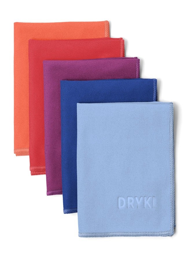 DRYKI Pocket-Sized Sweat Towels - The Original Sweat Absorbing Handkerchiefs - Quick-Dry Microfiber Sweat Rags for Face, Hands, & Body - Men & Women - Gym, Sports, and Work (Desert: 5 Pack) - Image 1