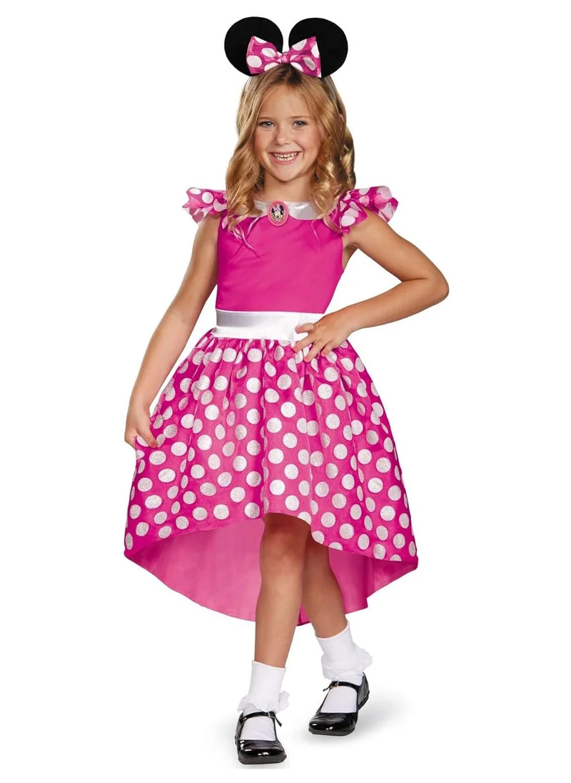 بارتي سينتر Child Pink Minnie Mouse Classic Costume, Disney Girls' Dress-Up Outfit