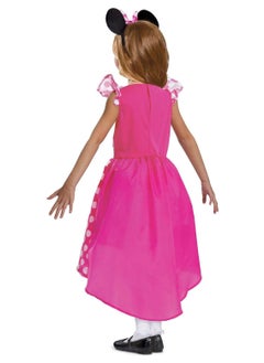 Party Centre Child Pink Minnie Mouse Classic Costume, Disney Girls' Dress-Up Outfit  - Image 2